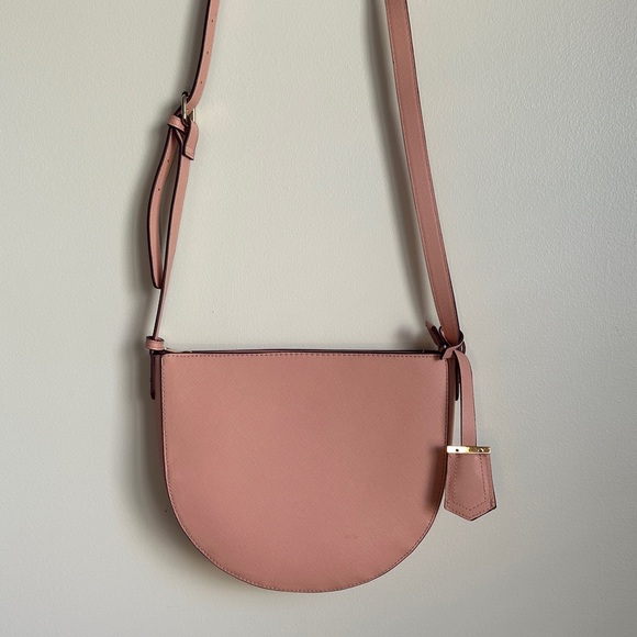 a new day Handbags - A New Day Target Blush Pink Crossbody Bag with gold